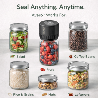 Avero™ JS-1 Mason Jar Vacuum Sealer