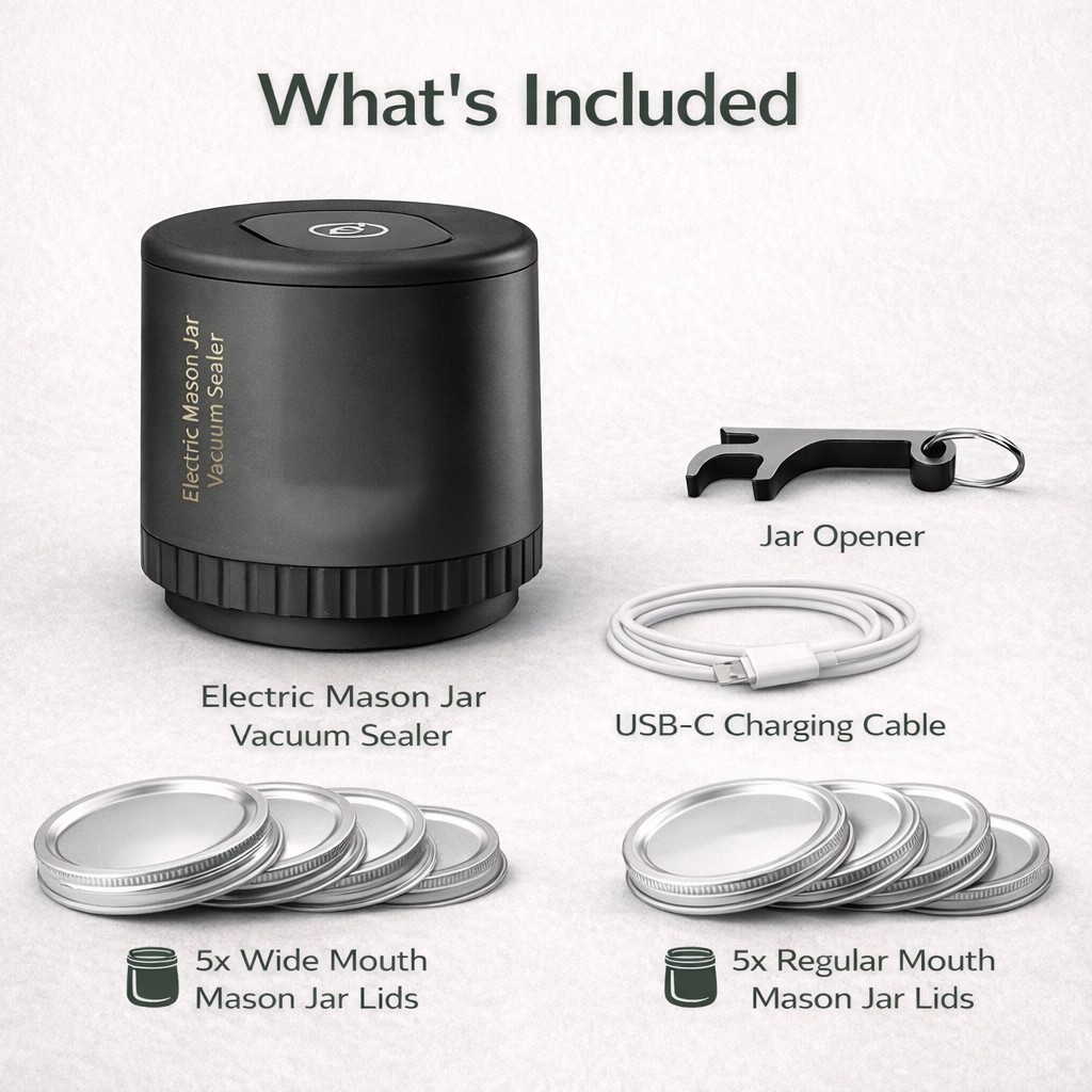 Avero™ JS-1 Mason Jar Vacuum Sealer