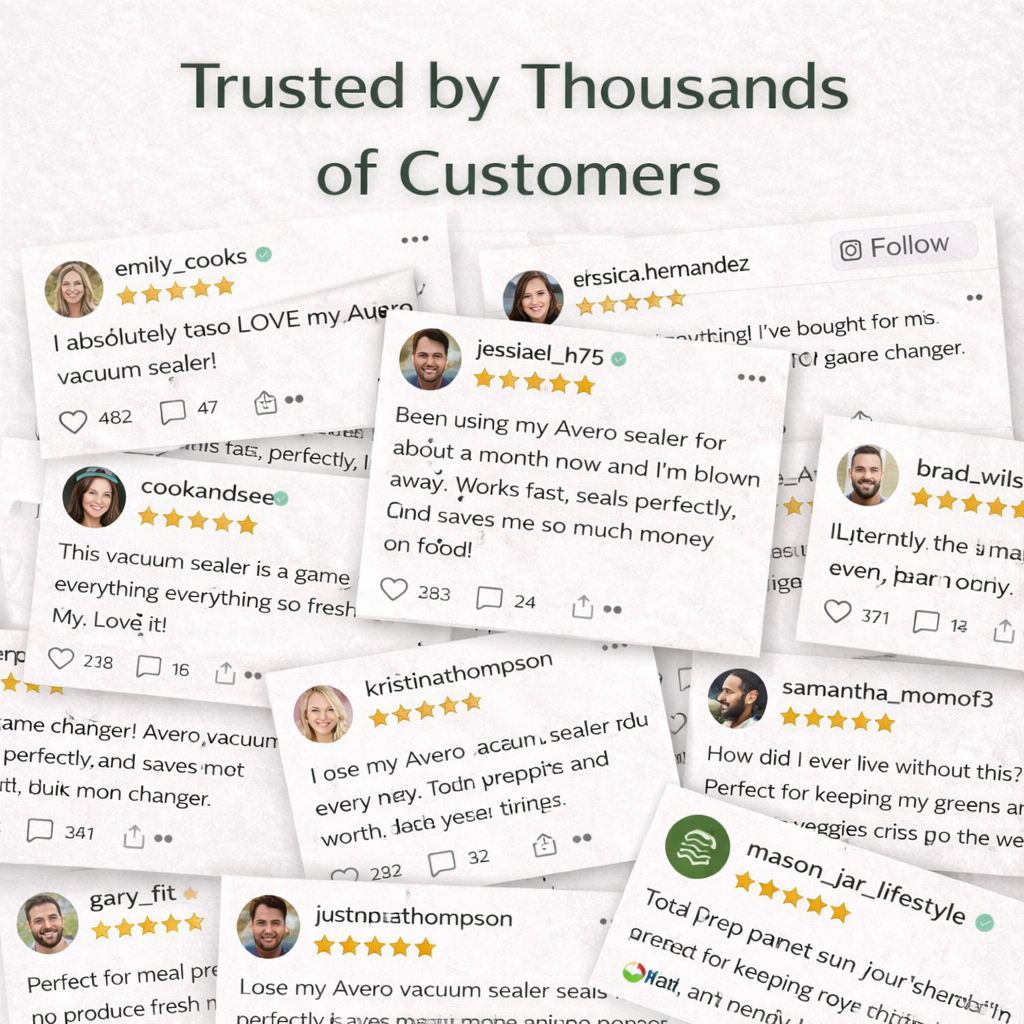 Avero™ JS-1 Mason Jar Vacuum Sealer